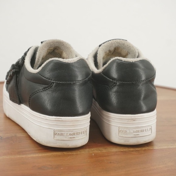 Karl Lagerfeld Black and White Sneakers - Picture 5 of 9